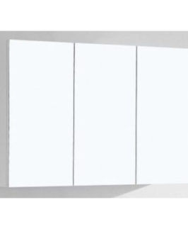 1200*700 Gloss White Three Doors Polished Edge Mirror Shaving Cabinet Unit