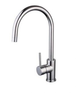 Sink Mixer with Goose Neck and Pin Handle Chrome