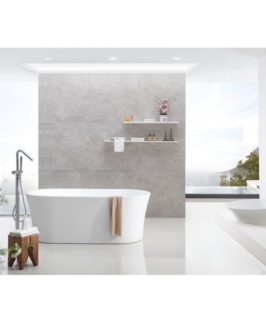 1700*800mm Gloss White Acrylic Freestanding Bath - Elegance