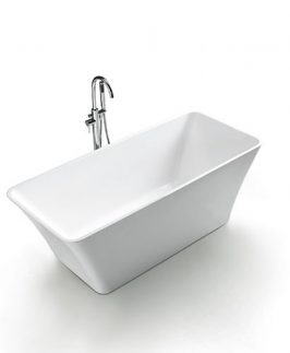 1500*750mm Gloss White Acrylic Freestanding Bath - Luxury