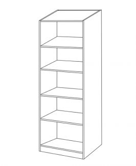 Wardrobe Cabinet 4 Adjustable Shelves Unit