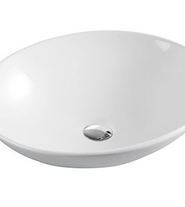 495*440*120mm Oval Above Counter Ceramic Basin - Vivo