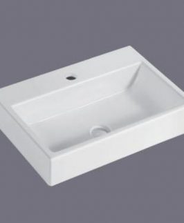 525*360*120mm Rectangle Above Counter Ceramic Basin