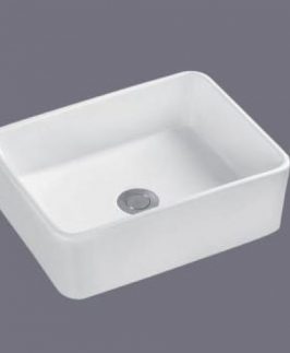 350*300*130mm Rectangle Above Counter Ceramic Basin