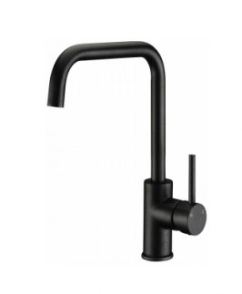 Sink Mixer with U-Shape Neck and Pin Handle Matte Black - Raco