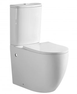 Rimless Back To Wall Toilet Suite S&P Trap - Romeo