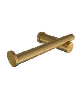 Toilet Roll Holder Brushed Gold - Pillar