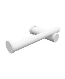 Toilet Roll Holder Matte White - Pillar
