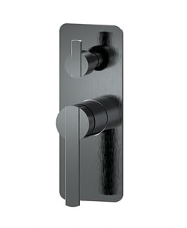 Shower Diverter Gun Metal Grey - Milan