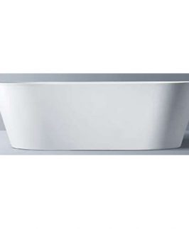 1700*750mm Gloss White 8mm Ultra Slim Rims Acrylic Freestanding Bath - Olivia