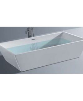 1600*800mm Gloss White Acrylic Freestanding Bath - Chase