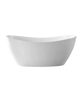 1700*780mm Gloss White Acrylic Freestanding Bath - Bravo