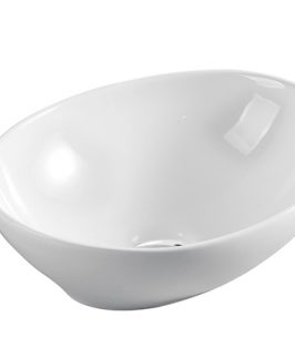 405*330*140mm Oval Above Counter Ceramic Basin - Artisic