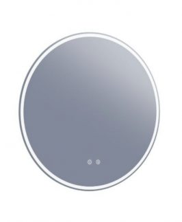 Remer Round Concrete Frame LED Mirror with Demister- Sphere