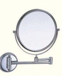 Round Makeup Mirror with Chrome Finished