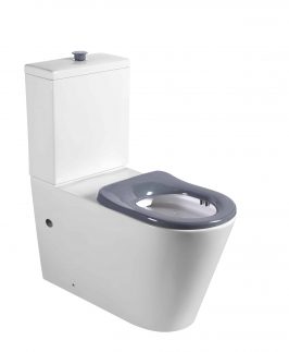 Commercial Disabled Rimless Wall Faced Toilet Suite - Extracare