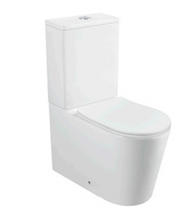 Commercial Junior Rimless Wall Faced Toilet Suite - Junior Care