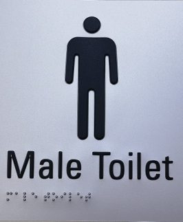 Commercial Sign - Male Toilet