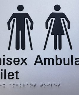 Commercial Sign - Unisex Ambulant Toilet