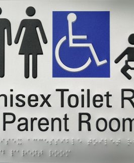 Commercial Sign - Unisex Toilet RH & Parent Room