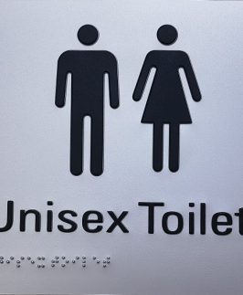 Commercial Sign - Unisex Toilet