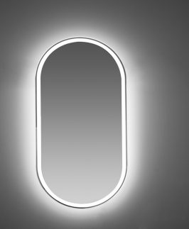 450*900 Oval LED Mirror with Anti Fog - Miro Eclipse