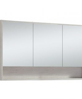 1200*700 Timber Three Doors Polished Edge Mirror Shaving Cabinet Unit - AD