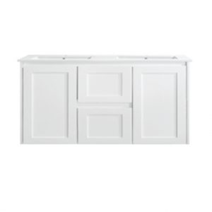 1200mm Wall Hung Vanity - Double Bowl