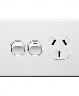 Single Power Outlet with Extra Switch 250V 10A