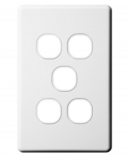 5 Gang Switch Plate