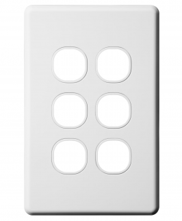 6 Gang Switch Plate