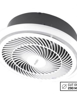 250mm Flush Mounted Ceiling Exhaust Fan with Draft Stopper